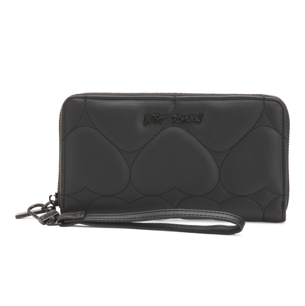 Black Quilted Women's Wallet